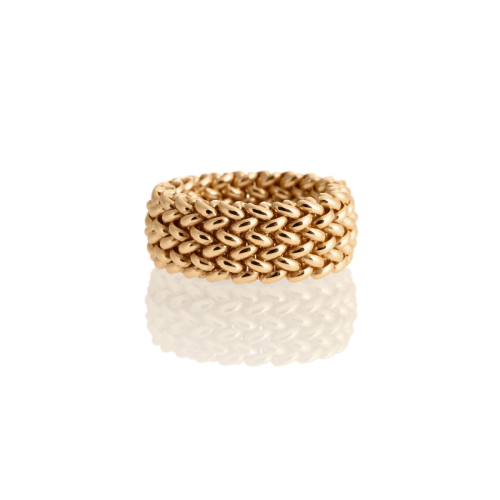 Anello in argento giallo Chicco