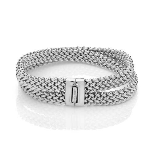 Unoaerre - Bracciale in argento ad incrocio