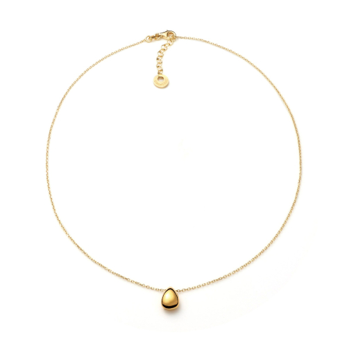 Unoaerre - Collana Boule a goccia in argento dorato