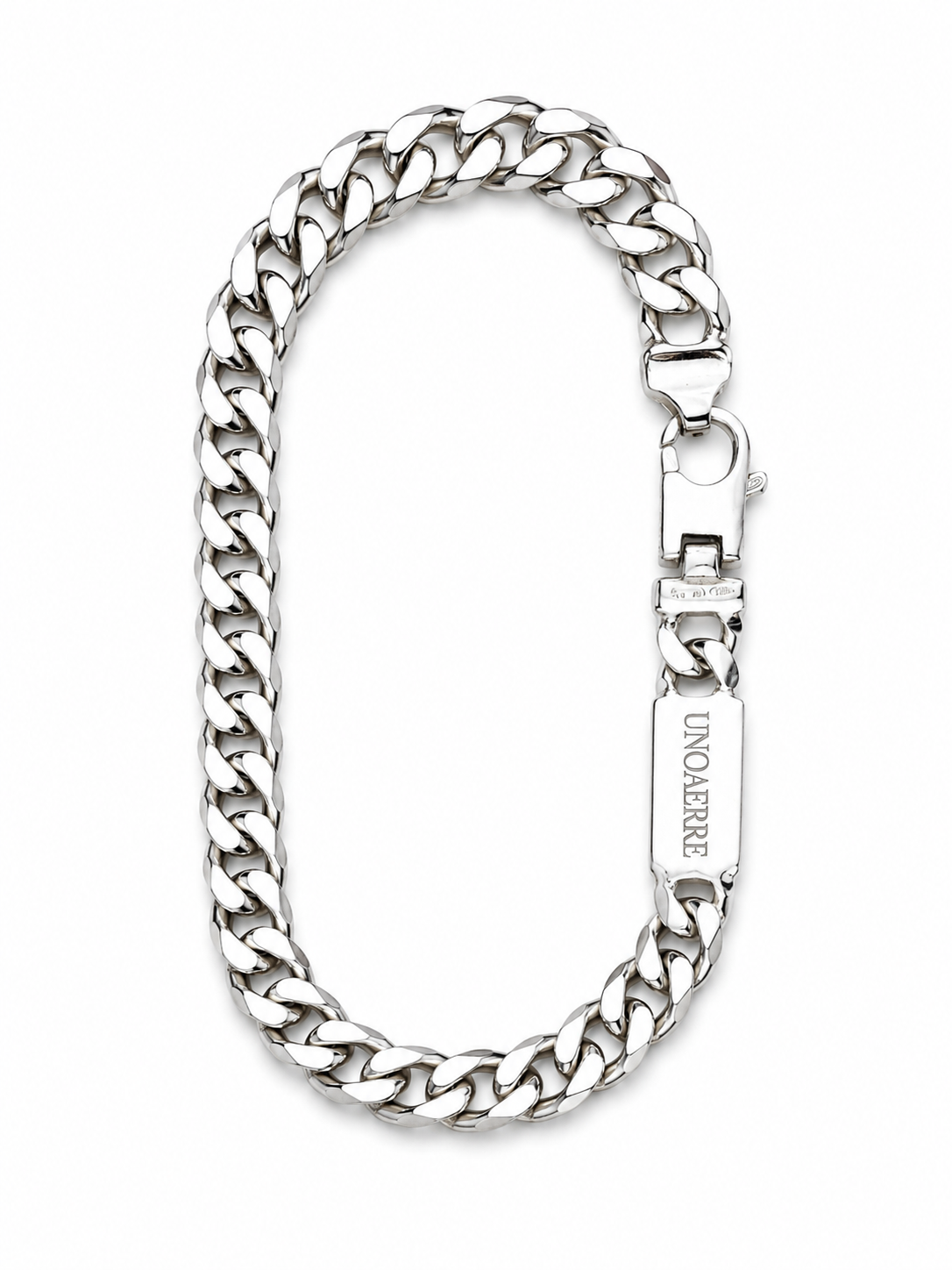 Bracciale Uomo in Argento 925 Maglia Grumetta Lucida UNOAERRE