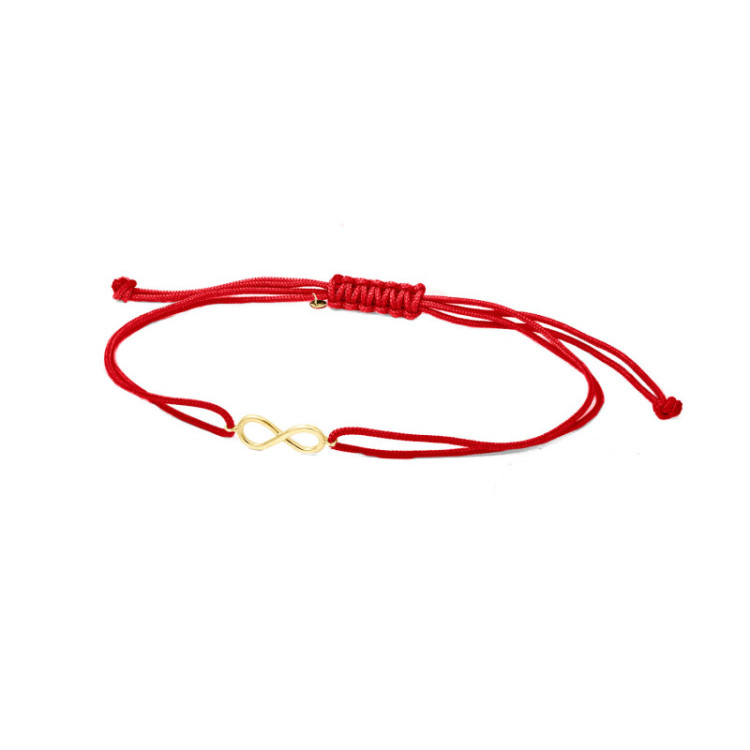 bracciale-in-oro-con-infinito-e-cordino