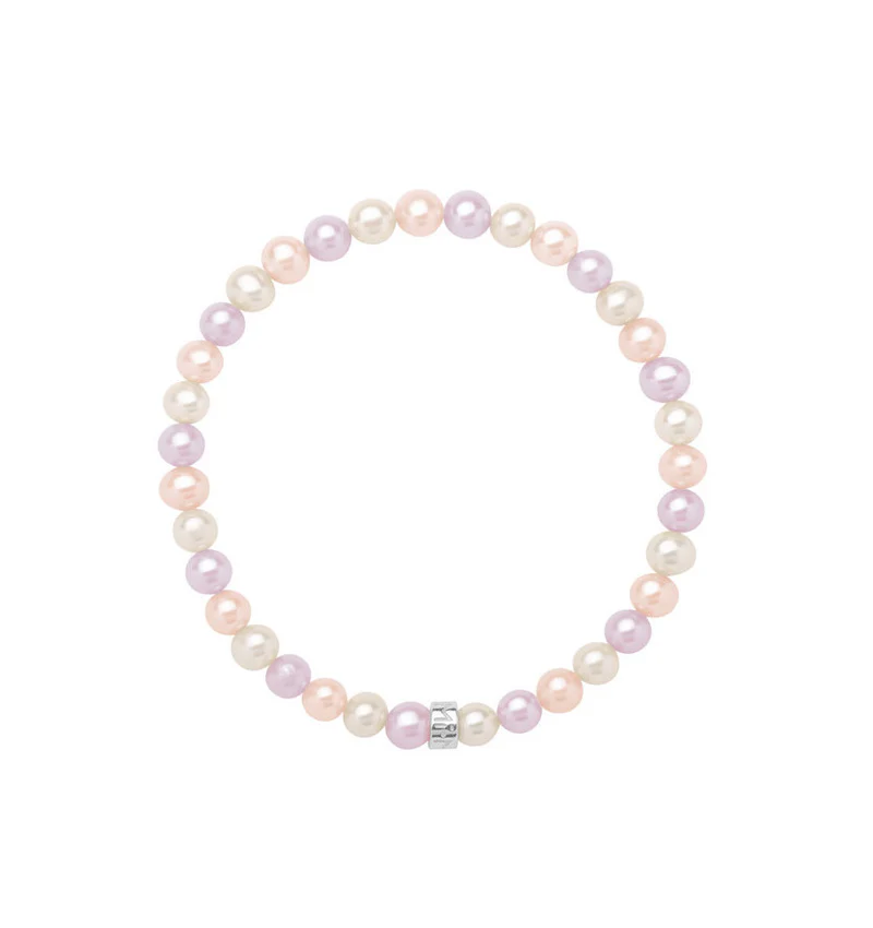 Mimì - Bracciale Elastica con perle multicolor