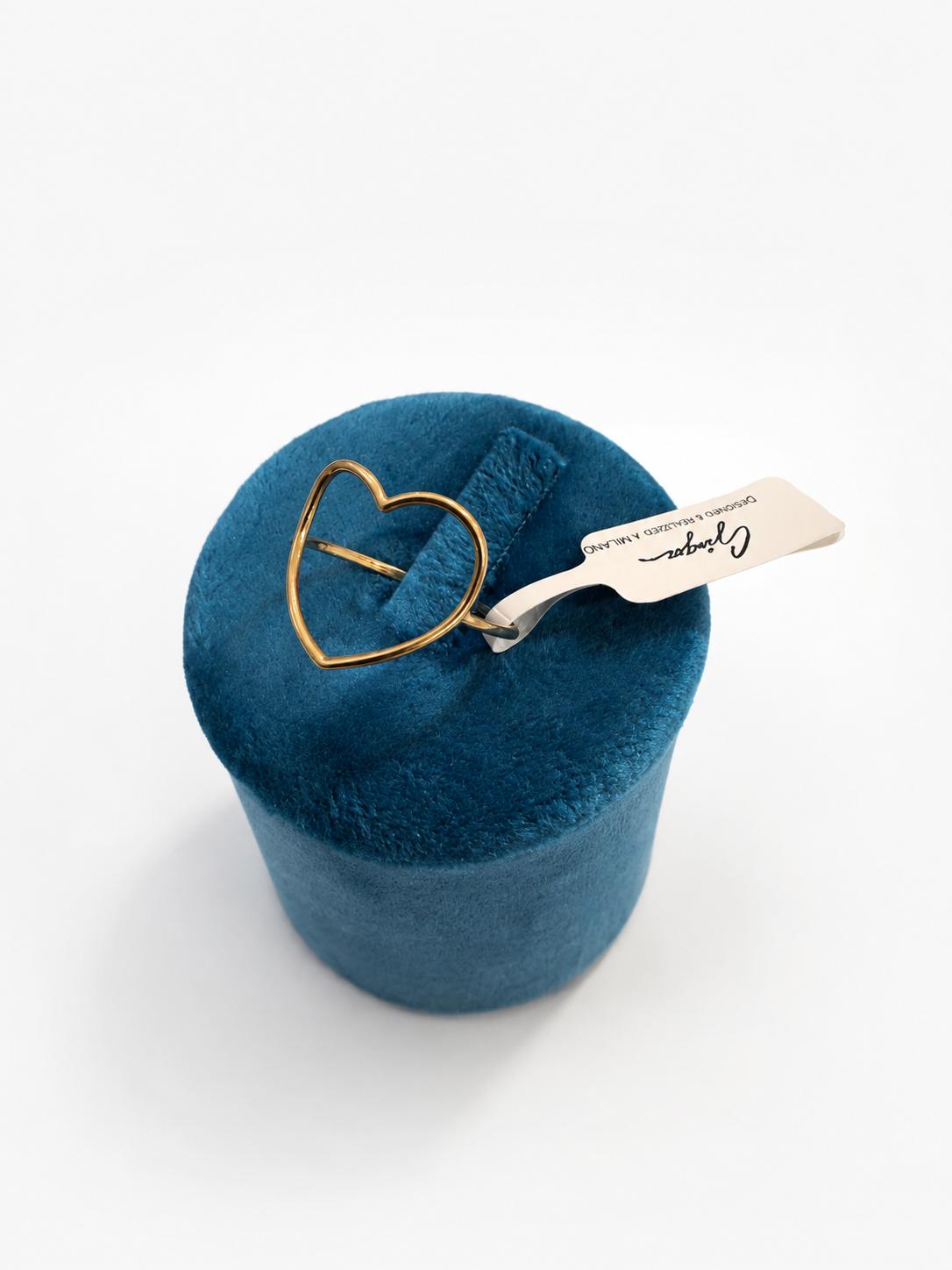 Anello in Oro 9 KT con Cuore