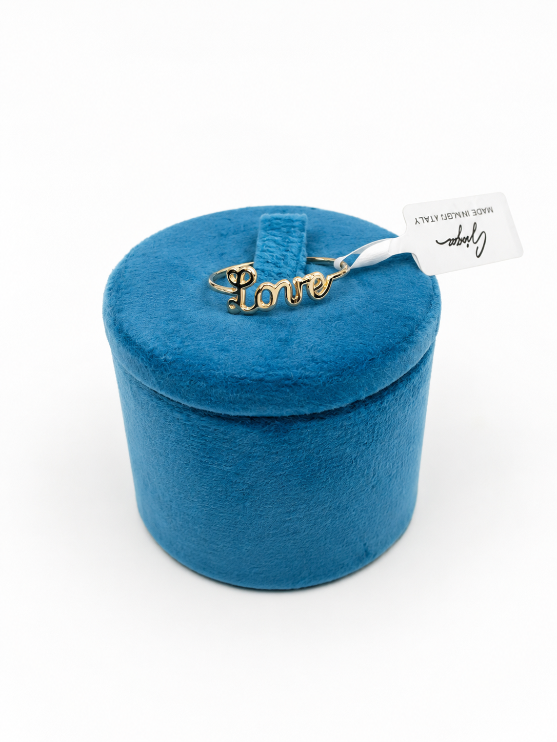 ANELLO IN ORO LETTERE