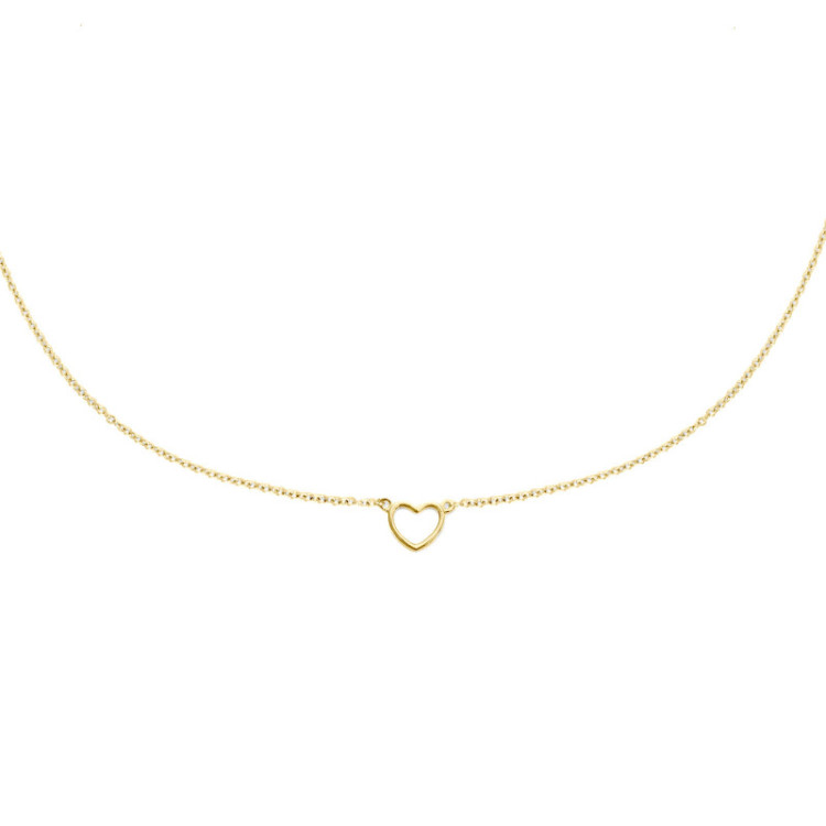 GIROCOLLO IN ORO CON CUORE