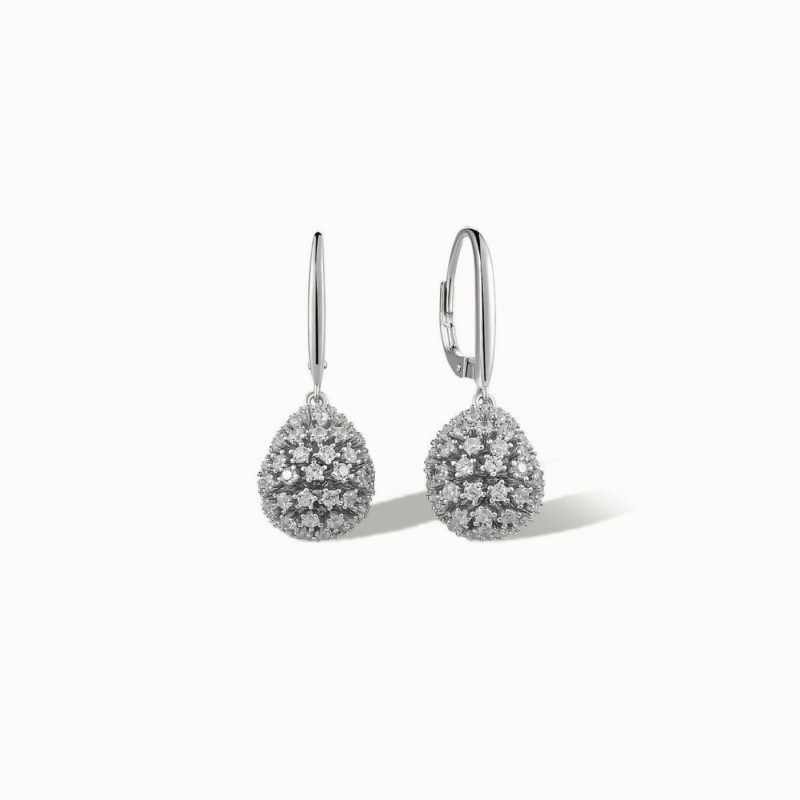 Orecchini ovetto silver Nijinsky Tsars Collection in argento